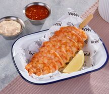 Креветки на шпажке