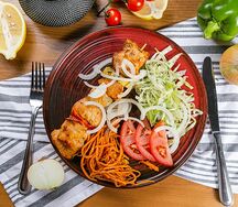 Шашлык Куриный с гарниром
