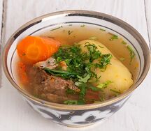 Шурпа с говядиной