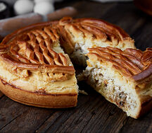 Пирог с капустой и яйцом