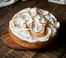 Лимонный пирог с меренгой