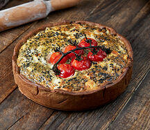 Клафути из весенних овощей с сыром фета