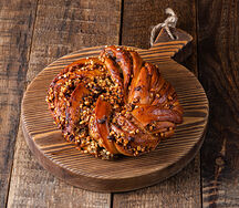 Плетёнка с халвой и орехом