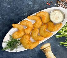 Тигровые креветки в панировке