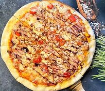 С копчёной курицей