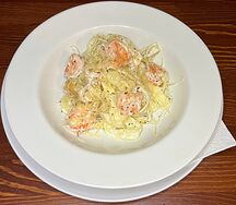 Паста с креветками