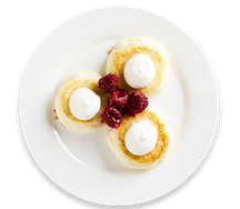 Сырники с малиновым вареньем или сгущенкой