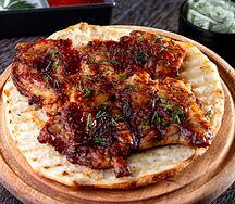 Стейк из филе куриного бедра