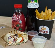 Комбо с Шавермой по-сербски