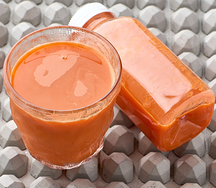 Сок свежевыжатый морковный