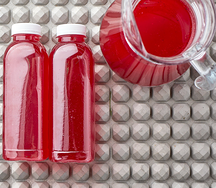 Морс клюквенный с мятой и цитрусами