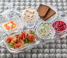 Уральский завтрак с форелью