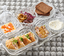 Уральский завтрак с белыми грибами