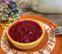 Тарталетка брусничная