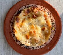 Киш с курицей и сыром