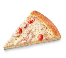 Пицца Карбонара кусочек