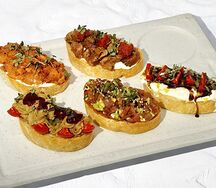 Сет из 5 брускетт