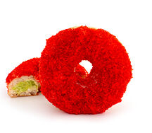 Пончик Красный бархат