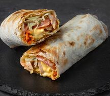 Сырная шаурма с курицей большая