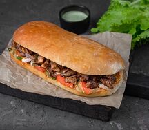 Турецкий Донер в пите с говядиной маленький