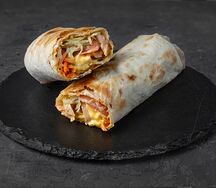 Сырная шаурма с курицей средняя