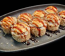 Запеченная Созана  с лососем