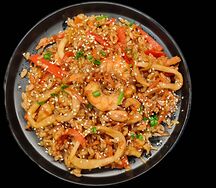 Рис с морепродуктами