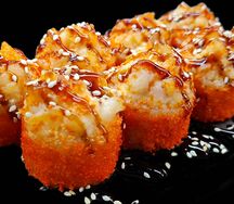 Запеченный Монтанья с креветками