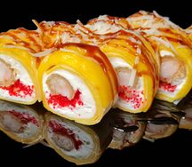 Запеченный Креветка Три сыра