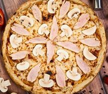 Ветчина с грибами