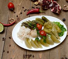 Букет из маринованных овощей