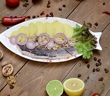 Сельдь с картофелем