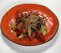 Овощной по-грузински с грецким орехом