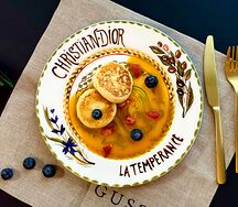 Сырники с соусом манго