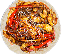 Вок с курицей