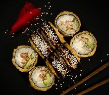 Жареный с угрем