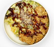 Рис с хрустящей курицей  