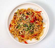 Удон пшеничный с овощами