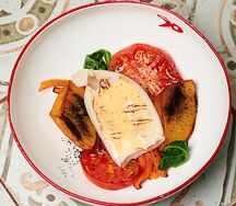 Кальмар с овощами