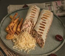 Шаурма с картошкой и сыром