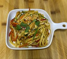 Лапша с курицей