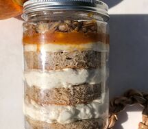 Десерт To go тыквенная карамель и орехи