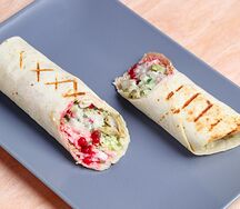 Шаверма с брусничным соусом