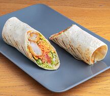 Шаверма с креветкой и ананасом