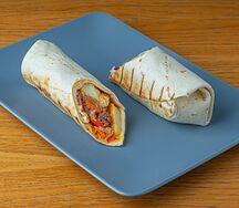 Шаверма с лечо и картофелем