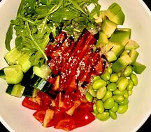 ЗОЖ Боул с лососем 