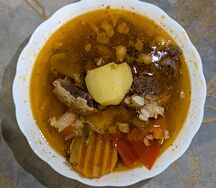 Суп Шурпа с бараниной