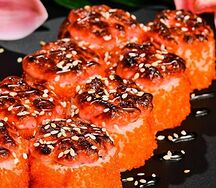 Запеченный Калиф с лососем
