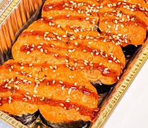 Запеченный ролл Яки лосось-креветка