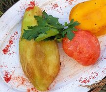 Овощи цельные на мангале